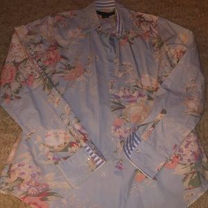 Floral Pattern Button Down